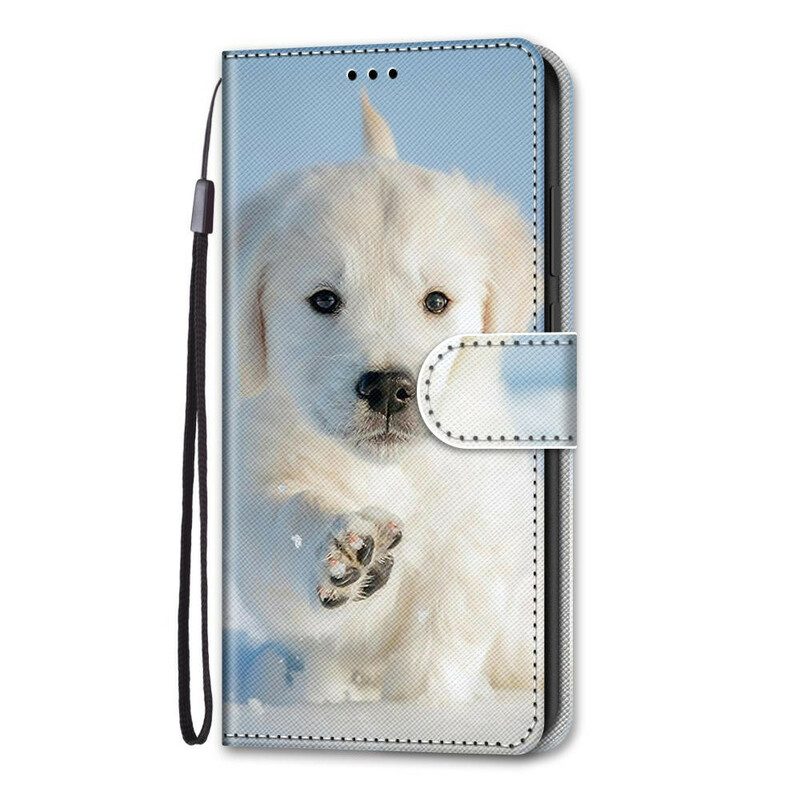 Folio-hoesje voor Xiaomi Redmi Note 9 Pro 5G Pup