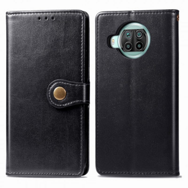 Folio-hoesje voor Xiaomi Redmi Note 9 Pro 5G Vintage Sluiting