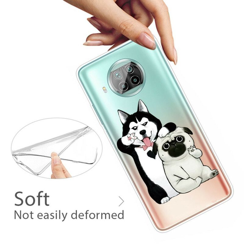 Hoesje voor Xiaomi Redmi Note 9 Pro 5G Grappige Honden