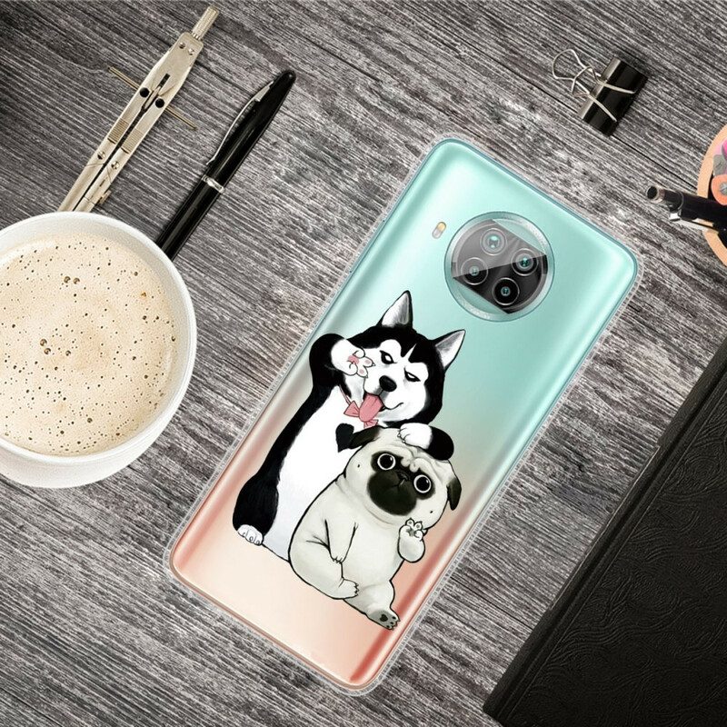 Hoesje voor Xiaomi Redmi Note 9 Pro 5G Grappige Honden