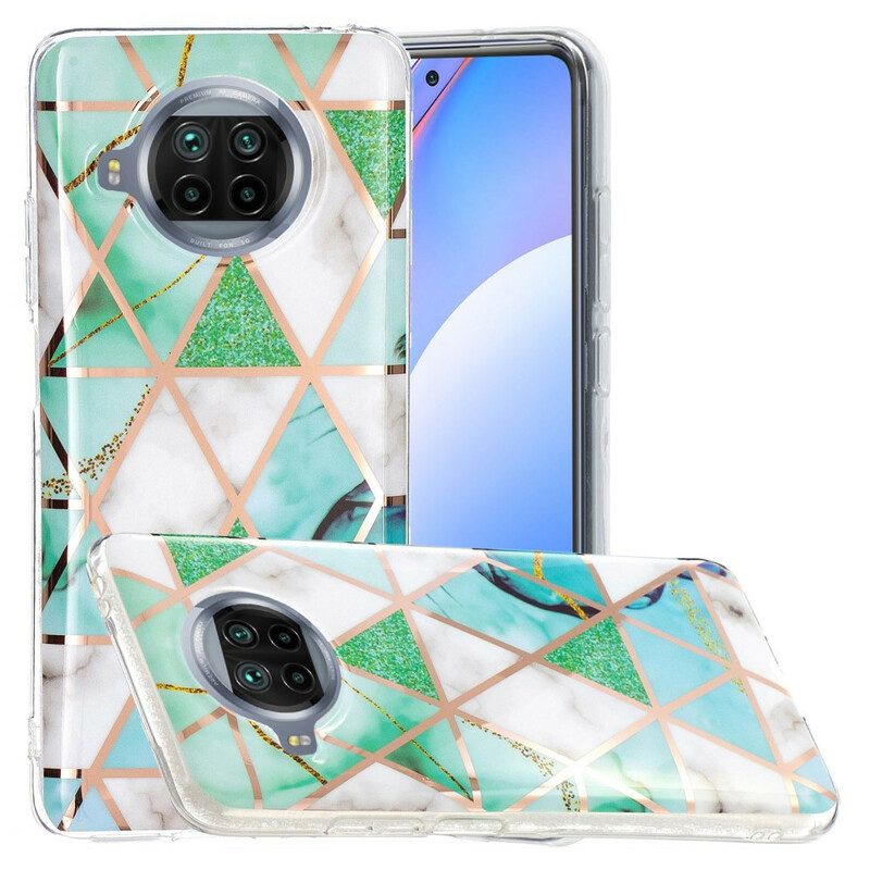 Hoesje voor Xiaomi Redmi Note 9 Pro 5G Marmeren Geometrie