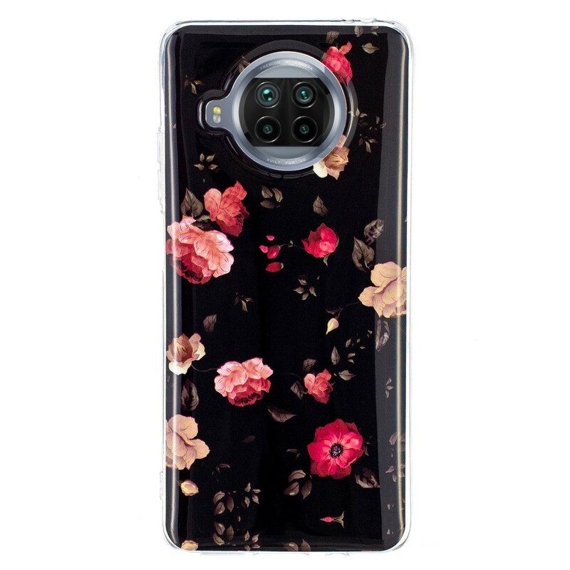 Hoesje voor Xiaomi Redmi Note 9 Pro 5G Neon Floraliën