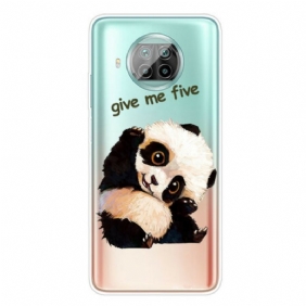 Hoesje voor Xiaomi Redmi Note 9 Pro 5G Panda Geef Me Vijf