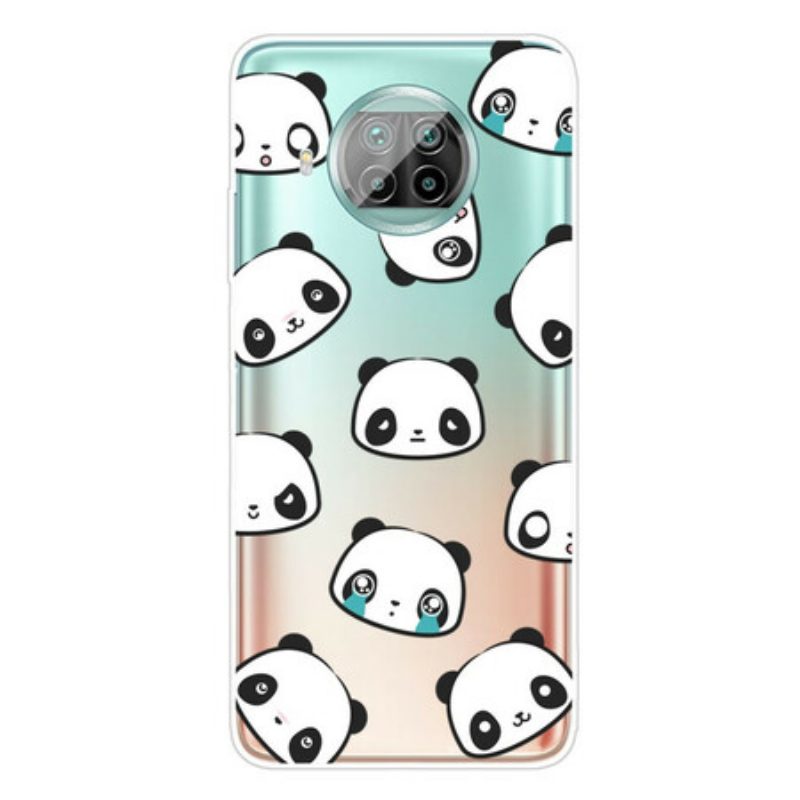 Hoesje voor Xiaomi Redmi Note 9 Pro 5G Panda's