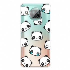 Hoesje voor Xiaomi Redmi Note 9 Pro 5G Panda's