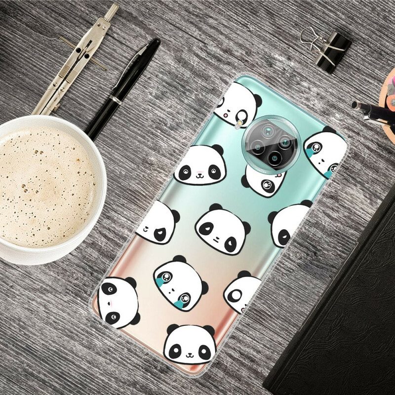 Hoesje voor Xiaomi Redmi Note 9 Pro 5G Panda's