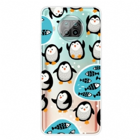 Hoesje voor Xiaomi Redmi Note 9 Pro 5G Pinguïns En Vissen