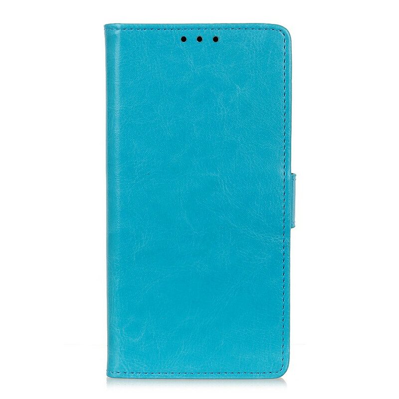 Leren Hoesje voor Xiaomi Redmi Note 9 Pro 5G Glanzend Leereffect