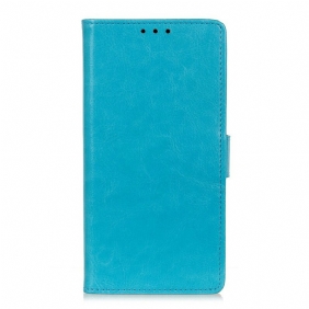 Leren Hoesje voor Xiaomi Redmi Note 9 Pro 5G Glanzend Leereffect