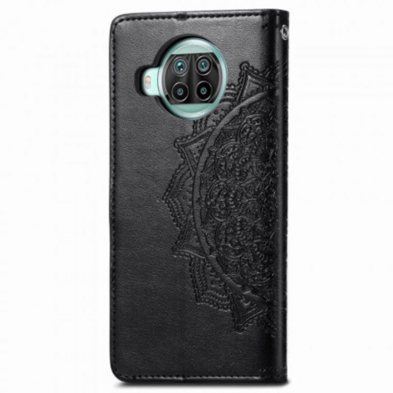 Leren Hoesje voor Xiaomi Redmi Note 9 Pro 5G Mandala Middeleeuwen