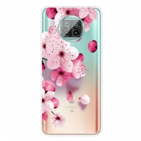 Telefoonhoesje voor Xiaomi Redmi Note 9 Pro 5G Kleine Roze Bloemen