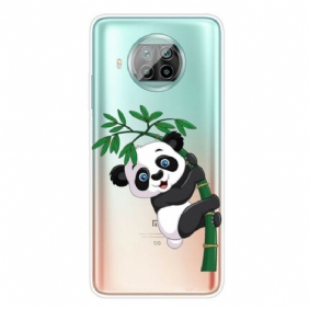 Telefoonhoesje voor Xiaomi Redmi Note 9 Pro 5G Panda Op Bamboe