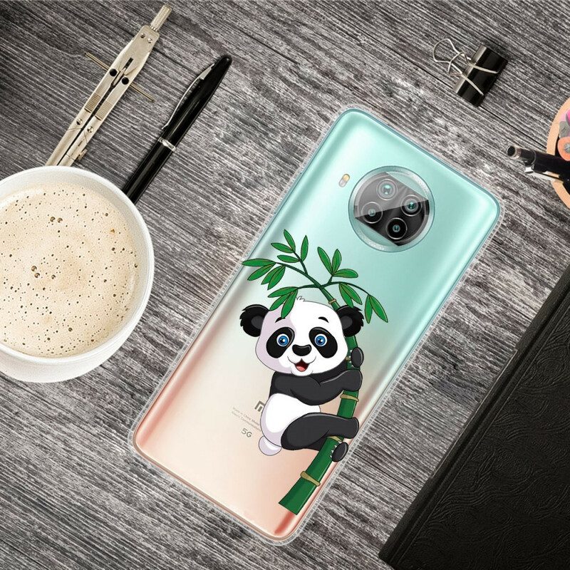 Telefoonhoesje voor Xiaomi Redmi Note 9 Pro 5G Panda Op Bamboe