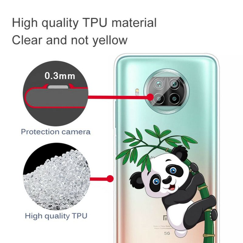 Telefoonhoesje voor Xiaomi Redmi Note 9 Pro 5G Panda Op Bamboe