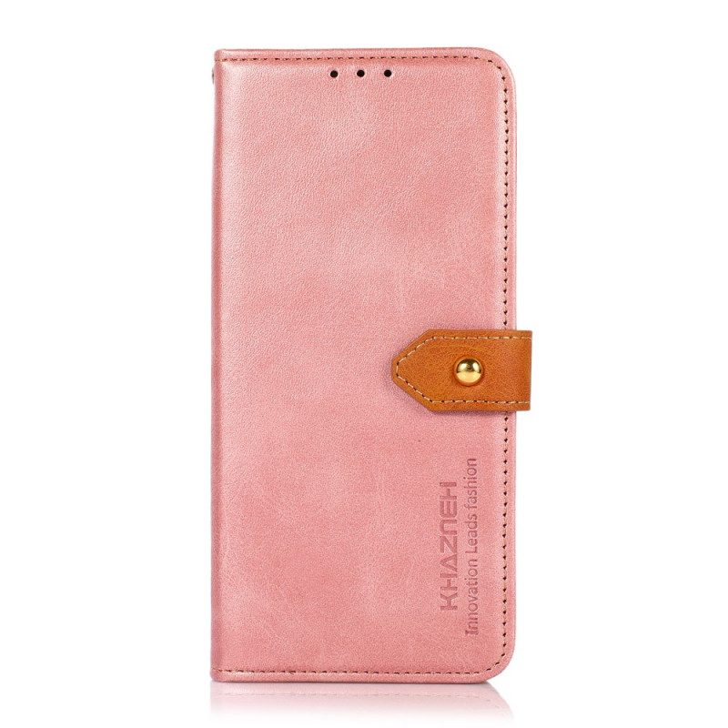 Folio-hoesje voor Oppo Find X5 Met Khazneh-riem