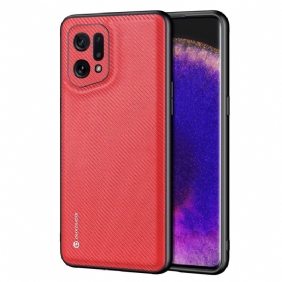 Hoesje voor Oppo Find X5 Dux Ducis Fino-serie Nylon