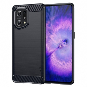 Hoesje voor Oppo Find X5 Mofi Geborsteld Koolstofvezel