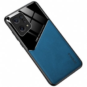 Hoesje voor Oppo Find X5 Premium Kunstleer