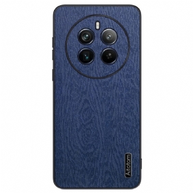 Cover Hoesje Realme 12 Plus 5g Telefoonhoesje Houtstructuur