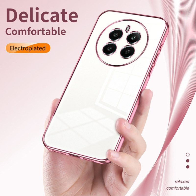 Cover Hoesje Realme 12 Plus 5g Telefoonhoesje Metalen Stijl Velg