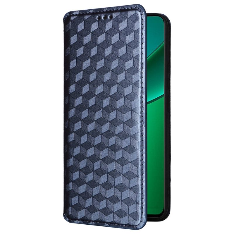 Folio-hoesje Realme 12 Plus 5g 3d-kubussen Bescherming Hoesje