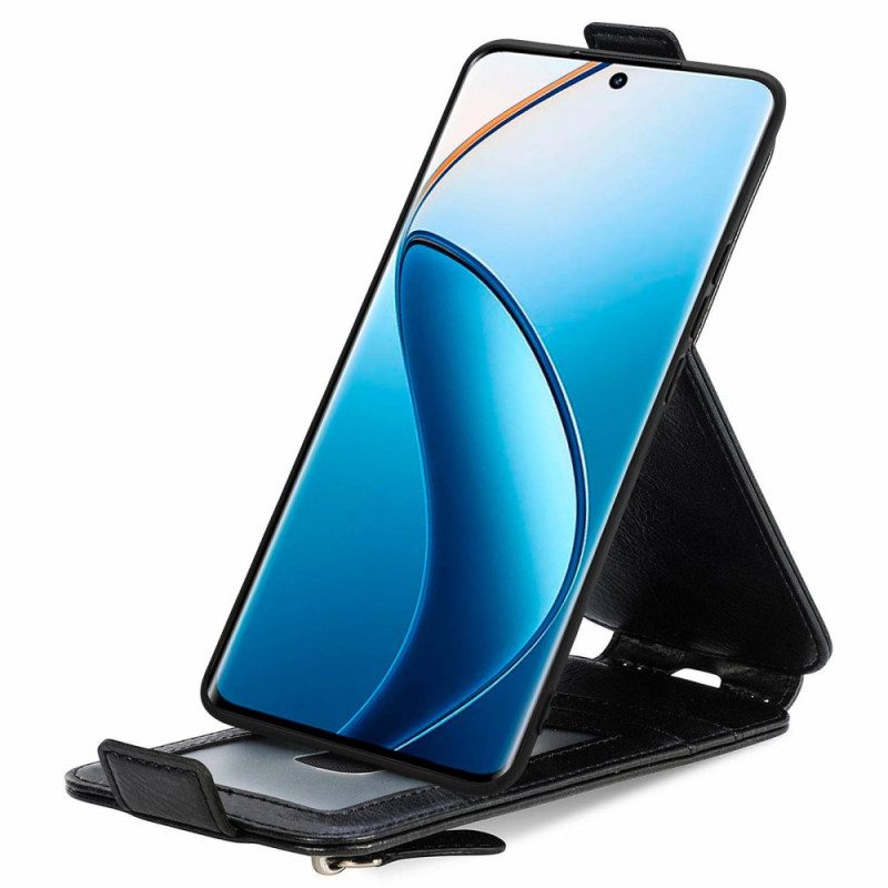 Folio-hoesje Realme 12 Plus 5g Telefoonhoesje Verticaal Flapzakje