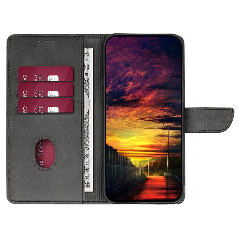 Folio-hoesje Realme 12 Plus 5g Telefoonhoesje Vintage Textuur