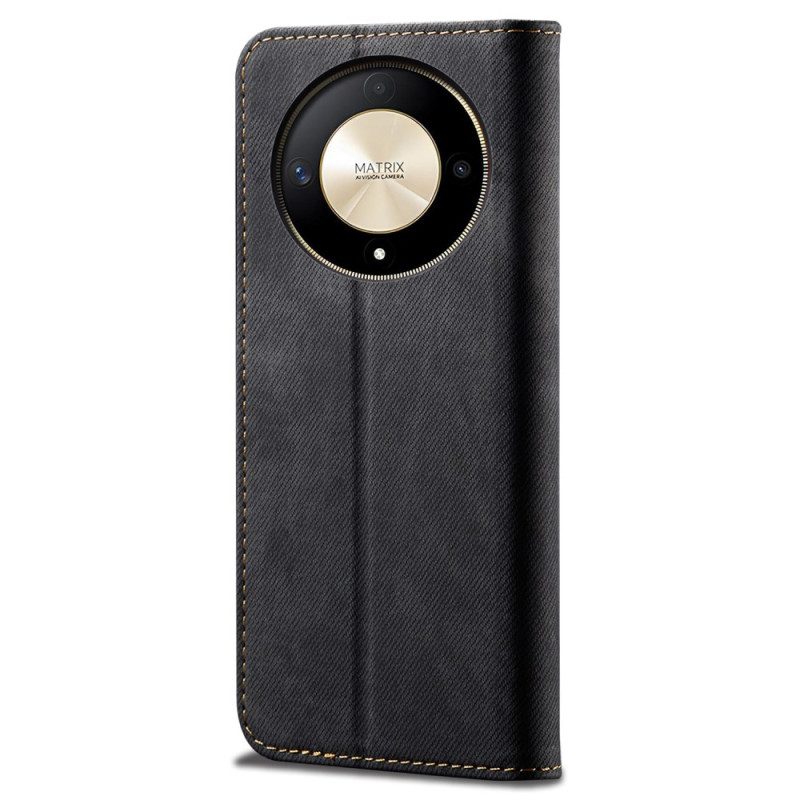 Folio-hoesje Honor X9b / Magic 6 Lite Jeansstof