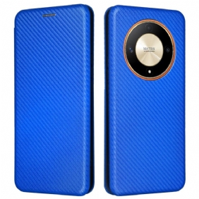 Folio-hoesje Honor X9b / Magic 6 Lite Koolstofvezel