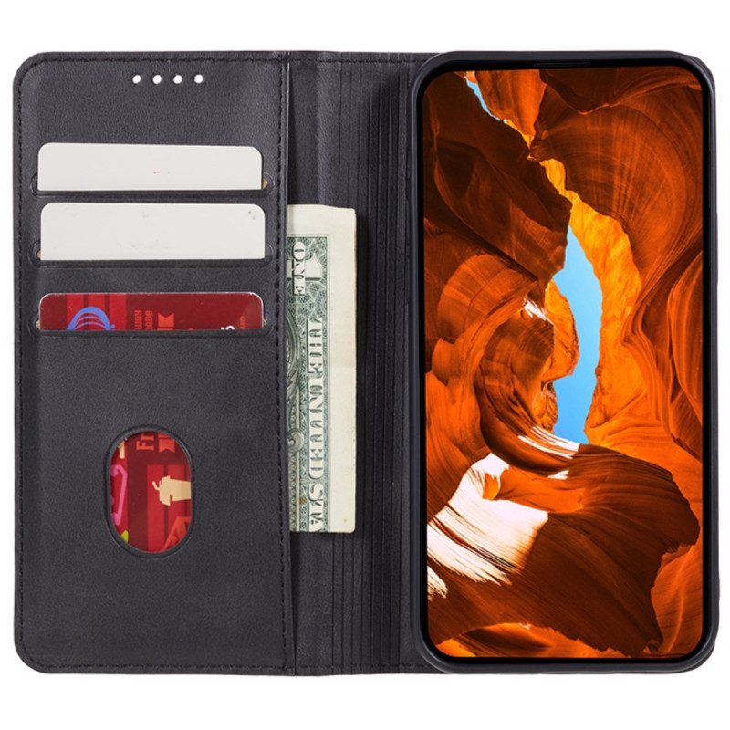 Folio-hoesje Honor X9b / Magic 6 Lite Telefoonhoesje Lite-stijl Leer