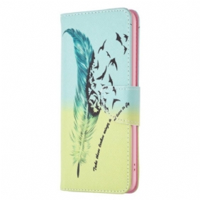 Folio-hoesje Honor X9b / Magic 6 Lite Telefoonhoesje Veren En Vogels