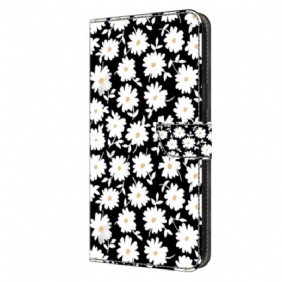 Leren Hoesje Honor X9b / Magic 6 Lite Bloemen