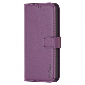 Leren Hoesje Honor X9b / Magic 6 Lite Klassieke Binfen-kleur Bescherming Hoesje