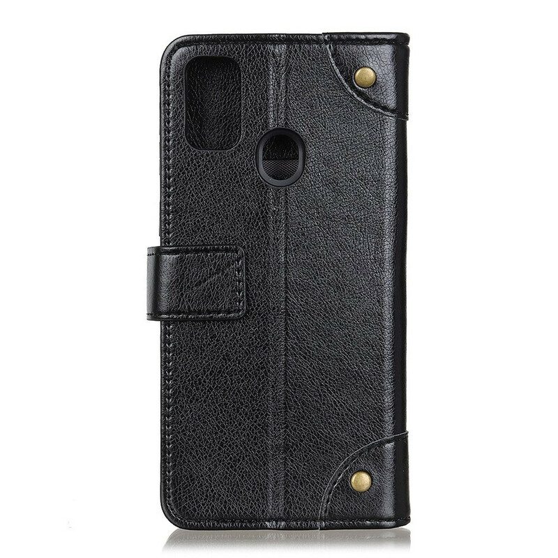 Folio-hoesje voor Huawei P Smart 2020 Antiek Nappaleereffect