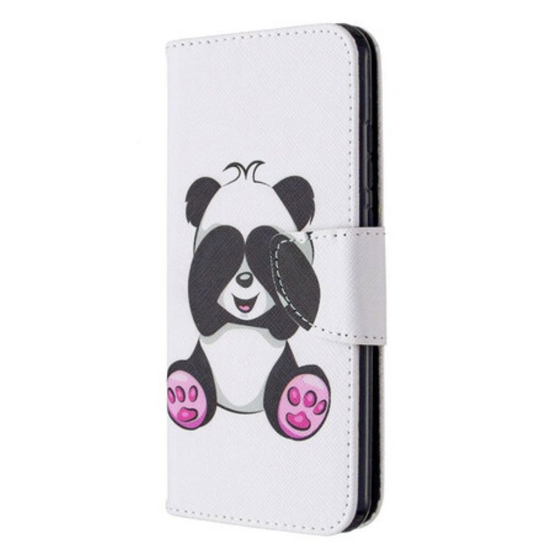 Folio-hoesje voor Huawei P Smart 2020 Panda-plezier