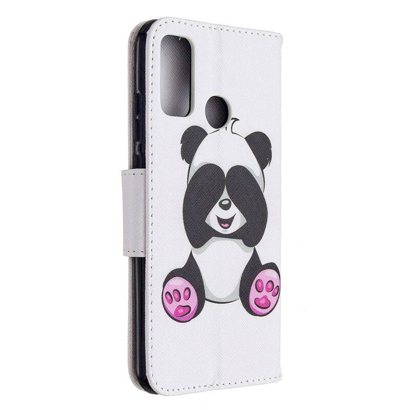 Folio-hoesje voor Huawei P Smart 2020 Panda-plezier