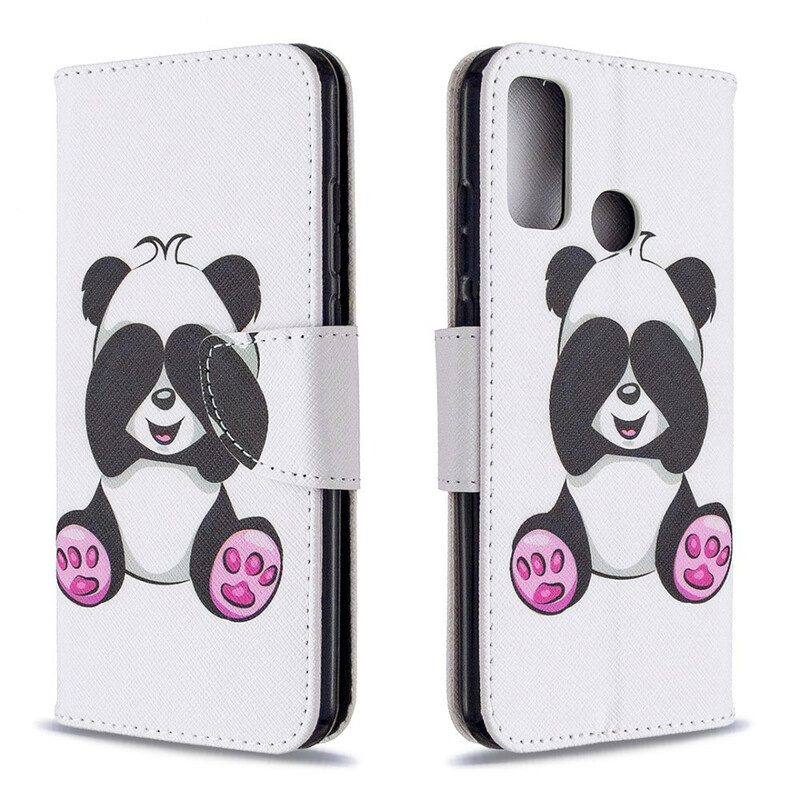 Folio-hoesje voor Huawei P Smart 2020 Panda-plezier