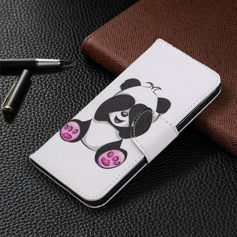 Folio-hoesje voor Huawei P Smart 2020 Panda-plezier