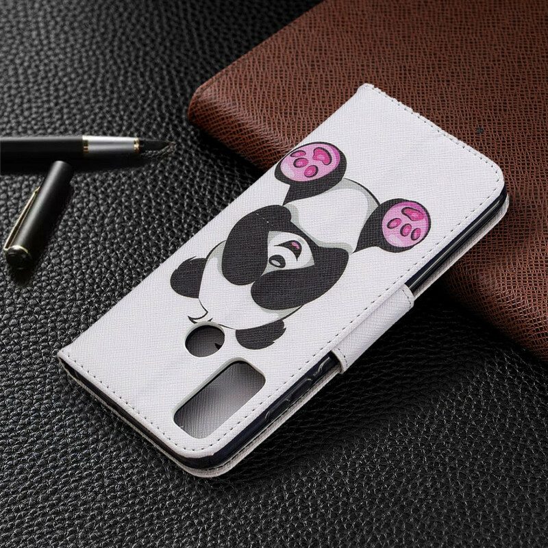 Folio-hoesje voor Huawei P Smart 2020 Panda-plezier