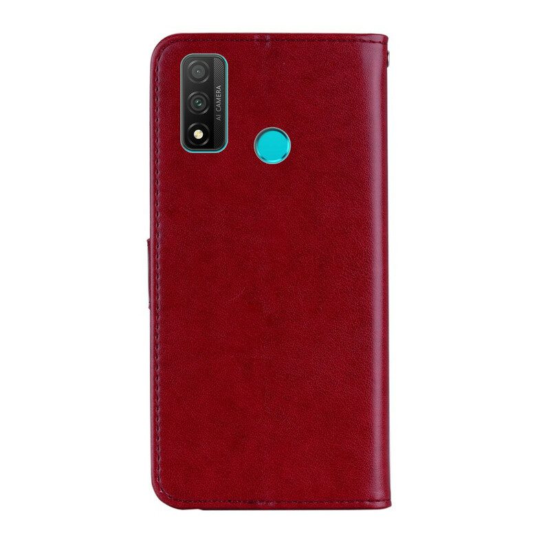 Folio-hoesje voor Huawei P Smart 2020 Uil Mandala En Charme