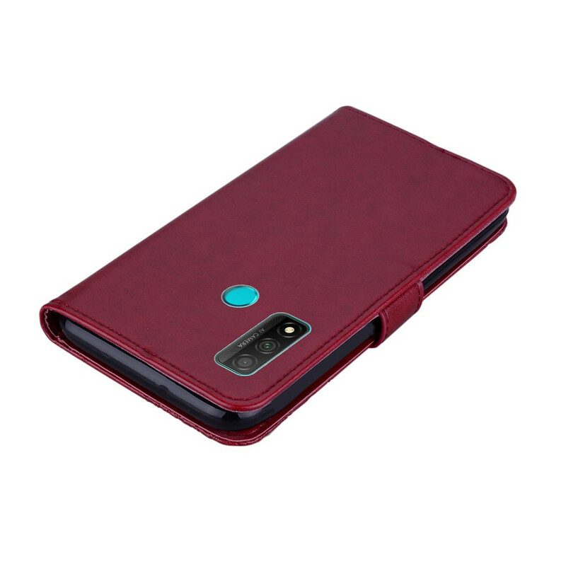 Folio-hoesje voor Huawei P Smart 2020 Uil Mandala En Charme