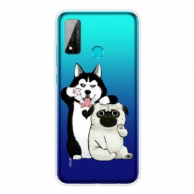 Hoesje voor Huawei P Smart 2020 Grappige Honden