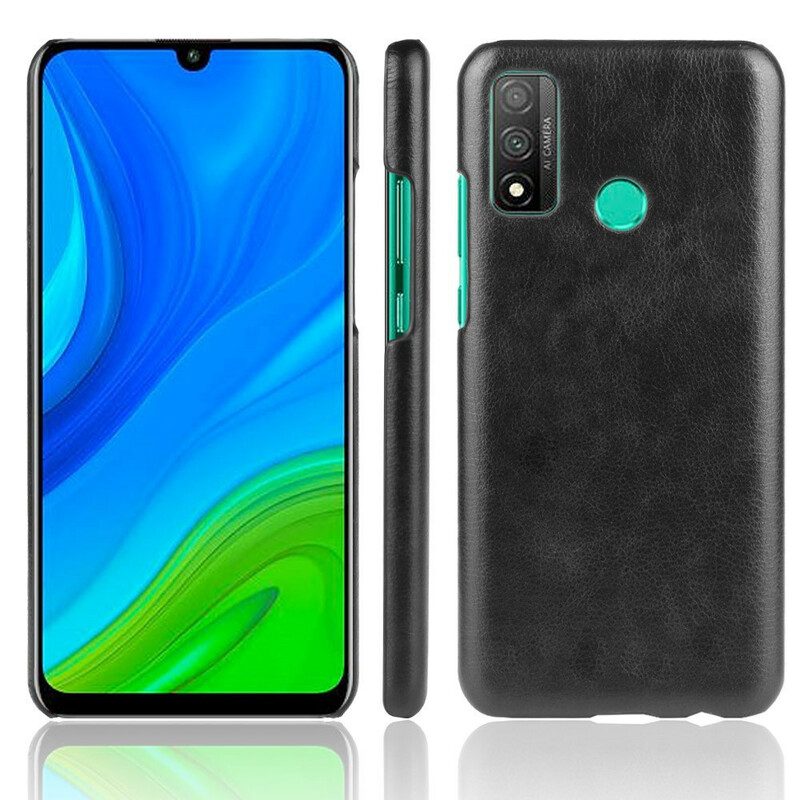 Hoesje voor Huawei P Smart 2020 Litchi Performance Leereffect