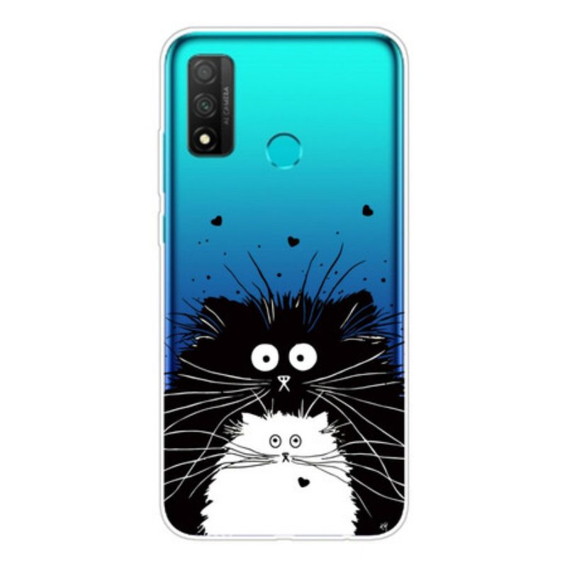 Hoesje voor Huawei P Smart 2020 Transparante Verraste Katten