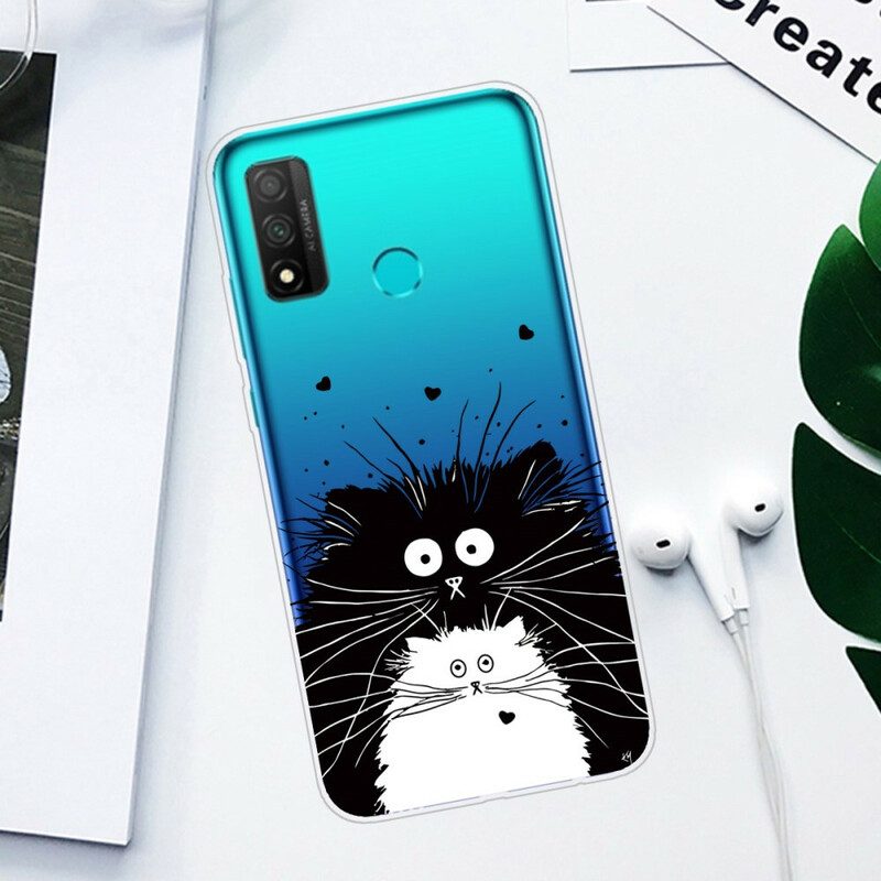 Hoesje voor Huawei P Smart 2020 Transparante Verraste Katten