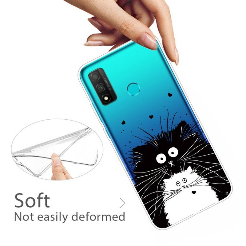 Hoesje voor Huawei P Smart 2020 Transparante Verraste Katten