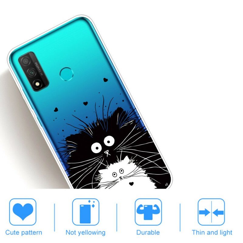 Hoesje voor Huawei P Smart 2020 Transparante Verraste Katten