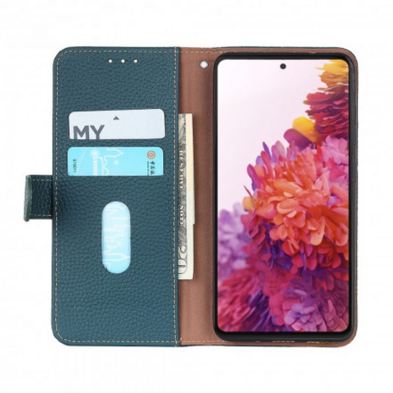 Leren Hoesje voor Vivo Y33s Khazneh Lychee Leer