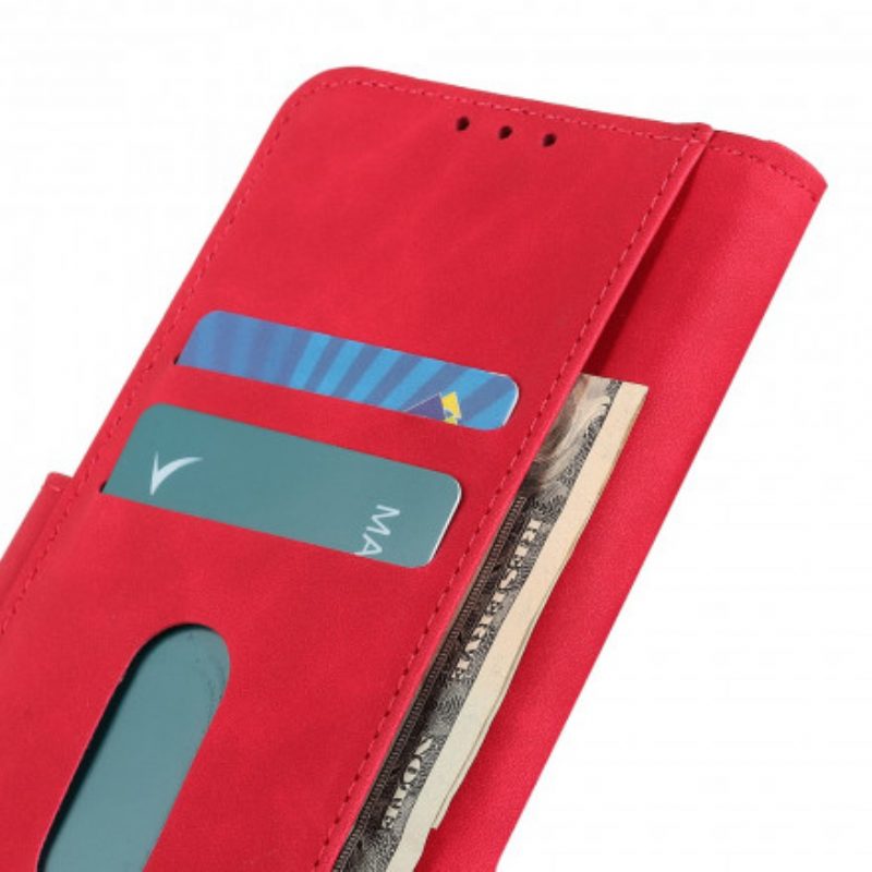 Leren Hoesje voor Vivo Y33s Mat Vintage Leereffect Khazneh