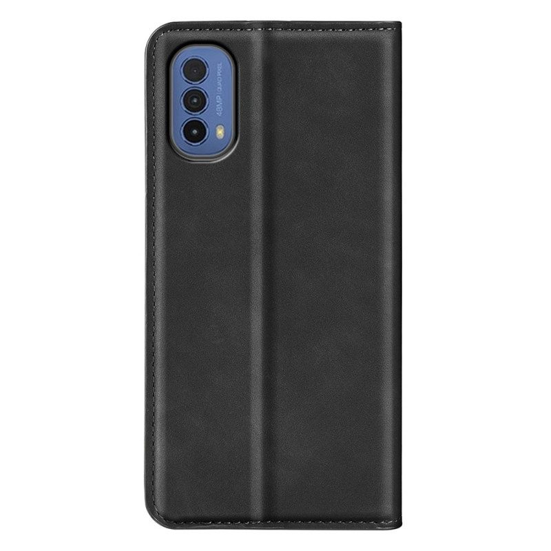 Bescherming Hoesje voor Moto E40 / E30 / E20 Folio-hoesje Huid-touch Zachtheid